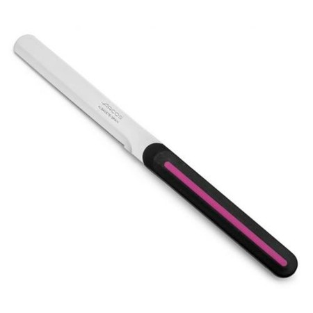 Cuchillo de Postre Arcos Negro Fucsia Acero Inoxidable Polipropileno