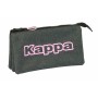 Trousse Fourre-Tout Triple Kappa Gris 22 x 3 x 12 cm