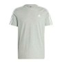 Camiseta de Manga Corta Hombre Adidas IC9337 Gris M