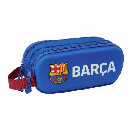 Trousse Fourre-Tout Double F.C. Barcelona 21 x 8 x 6 cm