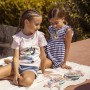 Camiseta de Manga Corta Infantil Bluey Rosa