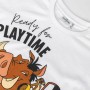 T-shirt à manches courtes enfant The Lion King Blanc