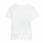 T shirt à manches courtes Enfant Stitch Blanc
