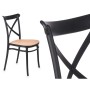 Silla GiftDecor PC-175 Negro Beige 4 Unidades