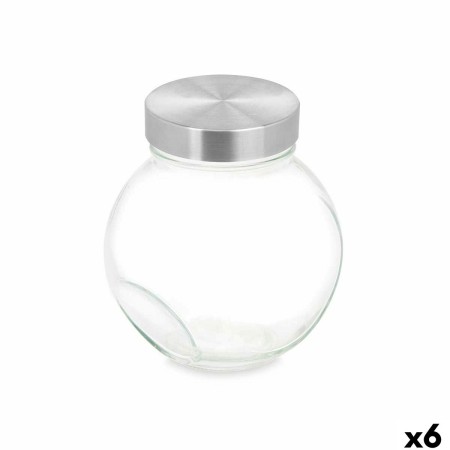 Tarro de galletas Vivalto CW-74-5/TH6 Transparente Vidrio 700 ml 11,5 x 12 x 8 cm (6 Unidades)