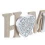 Décoration lumineuse DKD Home Decor Love Home Bois MDF (42,5 x 4 x 15 cm) (2 Unités)