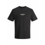 Camiseta de Manga Corta Hombre Jack & Jones JORVESTERBRO TEE SS 12240121 Negro