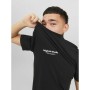 Camiseta de Manga Corta Hombre Jack & Jones JORVESTERBRO TEE SS 12240121 Negro