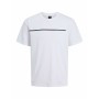 T-shirt à manches courtes homme Jack & Jones JCOFUSION FULL BRANDING 12273120 Blanc