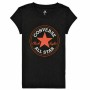 T shirt à manches courtes Enfant Converse CONVERSE CHUCK PATCH TEE 468992 K25 Noir