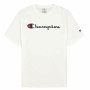 Camiseta de Manga Corta Hombre Champion SS TEE 220256 Blanco