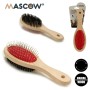 Brosse pour Chiens Mascow AR1807082 Marron Noir Rouge 7 x 22,5 x 5 cm (12 Unités)