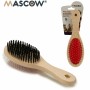 Cepillo para Perros Mascow AR1807082 Marrón Negro Rojo 7 x 22,5 x 5 cm (12 Unidades)