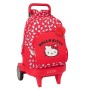 Mochila Escolar Hello Kitty Iconic Blanco Rojo 33 x 45 x 22 cm