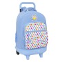 Mochila Escolar Smiley Joyful Azul Multicolor 33 x 45 x 22 cm