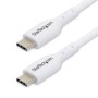 Câble USB-C Startech USB2CC1MNCWHE Blanc 1 m