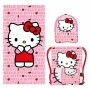 Serviette de plage Hello Kitty Rose