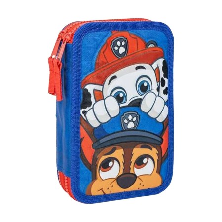 Estuche Escolar The Paw Patrol Azul 12,5 x 19,5 x 4,5 cm