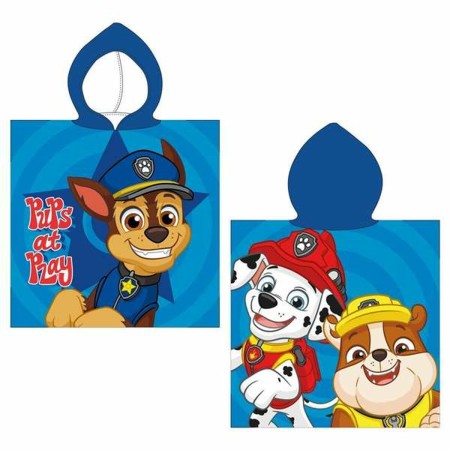 Serviette de plage The Paw Patrol Bleu 50 x 115 cm