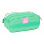 Trousse Fourre-Tout Triple Benetton Mint 21,5 x 10 x 8 cm