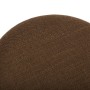 Puff Desmontable Versa Marrón Poliéster Madera MDF