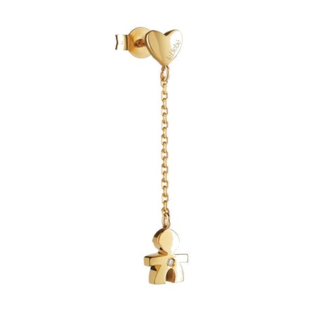 Pendientes Mujer leBebe LBB712 Oro de 9 Quilates Dorado