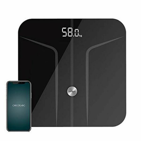 Báscula Digital de Baño Cecotec Negro 180 kg (Reacondicionado A)