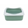 Bac à litière pour chats Trixie Classic Blanc Vert Plastique 37 × 15 × 48 cm