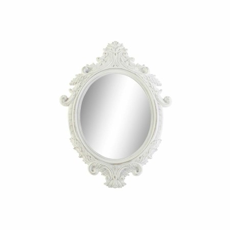 Miroir mural DKD Home Decor Miroir MDF Blanc (60 x 5 x 80 cm)