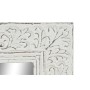 Miroir mural DKD Home Decor Blanc Bois de manguier Bois MDF Décapé (76 x 4 x 190 cm)