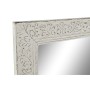 Miroir mural DKD Home Decor Blanc Bois de manguier Bois MDF Décapé (76 x 4 x 190 cm)