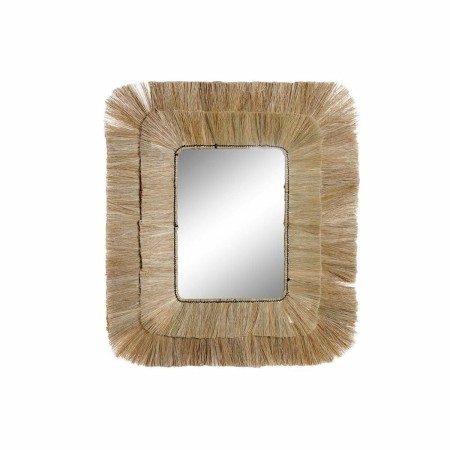 Miroir mural DKD Home Decor Verre Jute (87 x 6 x 96 cm)