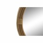 Miroir mural DKD Home Decor Miroir Marron Rotin (41 x 2 x 83 cm)