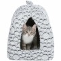Cabane Trixie Blanc Gris 32 × 42 × 32 cm