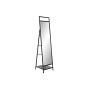 Miroir sur pied DKD Home Decor 39 x 40 x 160 cm Miroir Noir Métal Loft