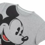 T-shirt à manches courtes femme Mickey Mouse Gris foncé