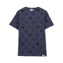 Camiseta de Manga Corta Hombre Marvel Azul oscuro