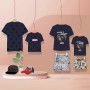 Camiseta de Manga Corta Hombre Marvel Azul oscuro