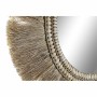 Miroir mural DKD Home Decor Verre Naturel Jute (60 x 2 x 60 cm)