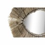 Miroir mural DKD Home Decor Verre Naturel Jute (54 x 3 x 34 cm)