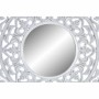 Miroir mural DKD Home Decor Blanc Mandala Arabe Bois MDF Décapé (50 x 1,5 x 50 cm)