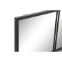 Miroir mural DKD Home Decor Verre Noir Fenêtres Fer (90 x 2 x 90 cm)