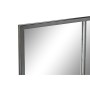 Miroir mural DKD Home Decor Miroir Verre Noir Fenêtres Fer (90 x 2 x 150 cm)