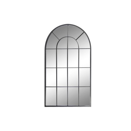 Miroir mural DKD Home Decor Verre Noir Fer (70 x 2,5 x 120 cm)