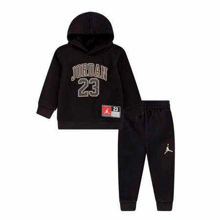 Ensemble de Sport pour Enfants Jordan Pack Po Set Noir 2 Pièces