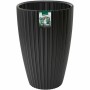 Maceta Garden ID Fancy Negro Polietileno 40 x 58 cm