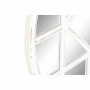 Miroir mural DKD Home Decor Blanc Bois MDF Décapé (76 x 2 x 76 cm)