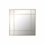 Miroir mural DKD Home Decor Verre Doré Fer (90 x 3 x 90 cm)