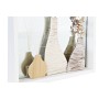 Miroir mural DKD Home Decor Miroir Naturel MDF Blanc 2 Unités Cottage (30 x 4 x 40 cm)