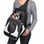 Sac à dos pour animaux de compagnie Trixie Savina Noir Gris Polyester 30 × 33 × 26 CM